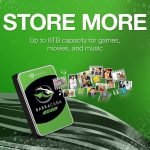 Seagate ST2000DMZ08 BarraCuda 2 TB – Disco Duro Interno, HDD, 3,5″ SATA 6 Gb/s, 7200 r.p.m.