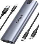 Carcasa M.2 NVMe SSD, Beikell Sin Herramientas USB 3.2 Gen 2×1 10Gbps Carcasa Adaptador