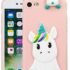 Funda para iPhone 7,Conejo Piel Conejito