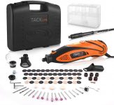 TACKLIFE Mini Amoladora Eléctrica Advanced Professional Kit con 80 Accesorios