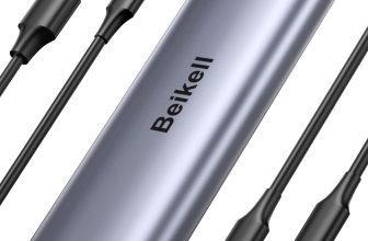 Carcasa M.2 NVMe SSD, Beikell Sin Herramientas USB 3.2 Gen 2×1 10Gbps Carcasa Adaptador